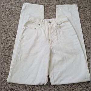 Vintage Guess By Georges Marciano Jeans USA White High Rise Women's 24 * Read